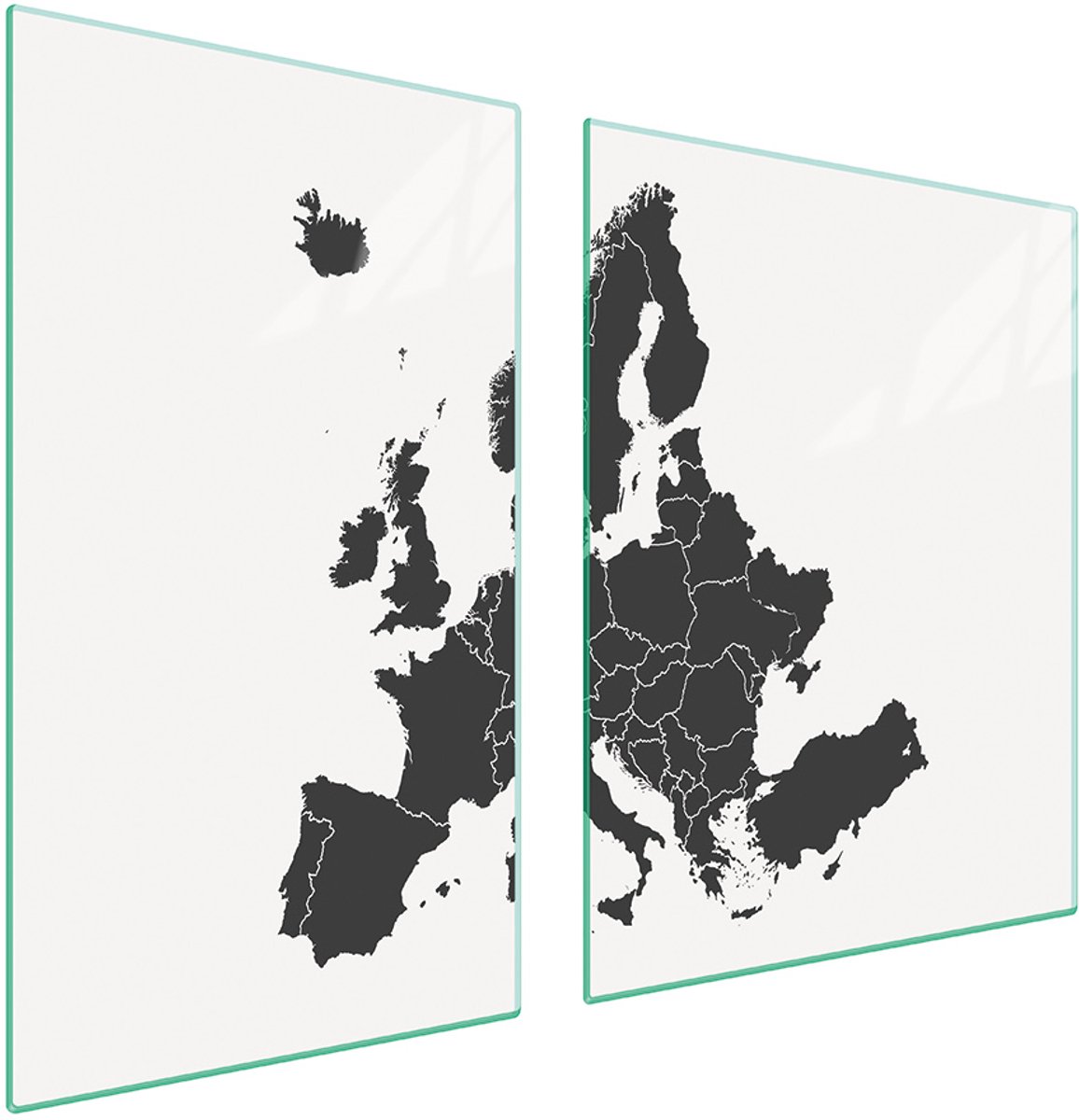 TMK ArtDeko - Snijplank - 100x52 cm - Glas - Mapa