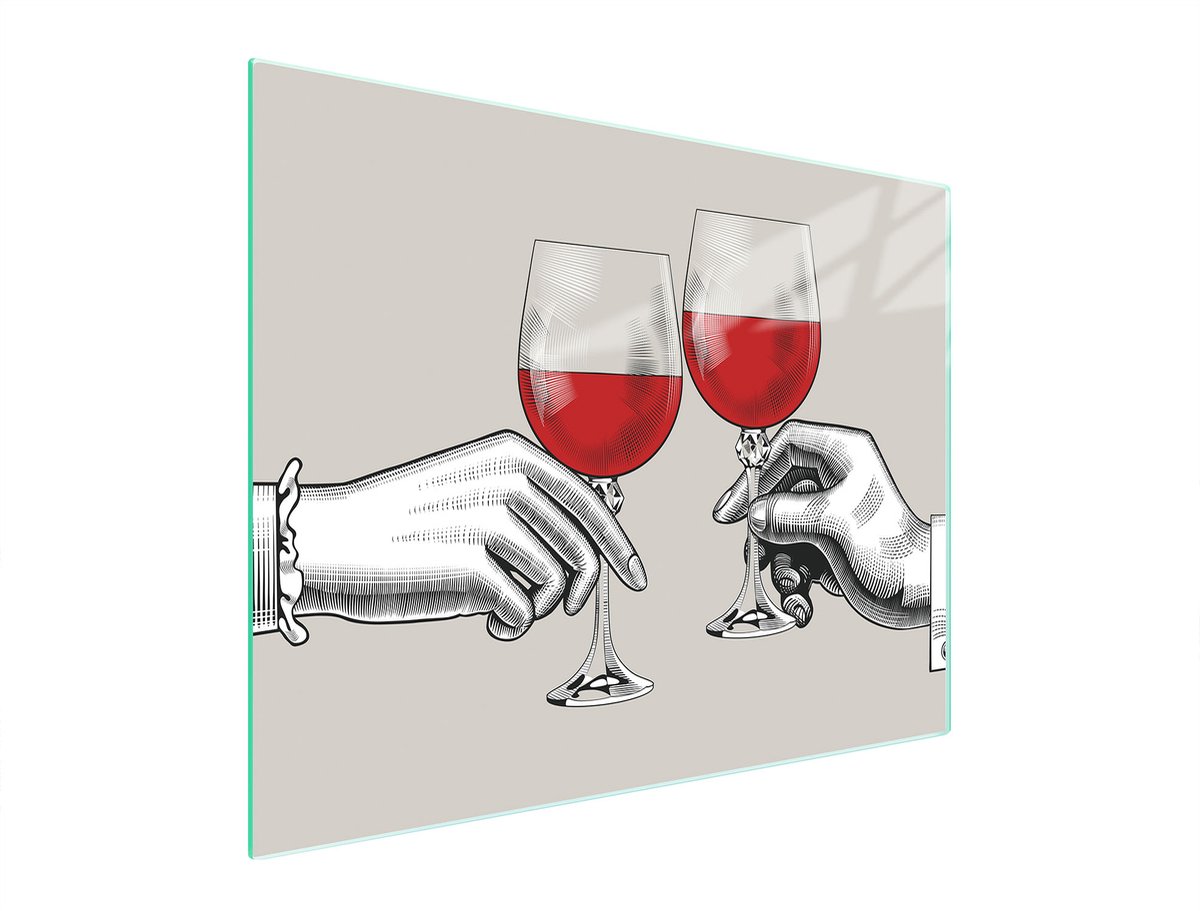 TMK ArtDeko - Snijplank - 52x40 cm - Glas - Antislip