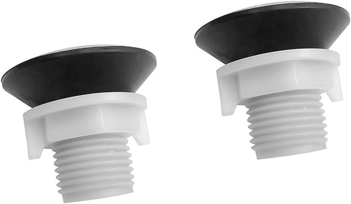 Afdekdoppen Overloop - Kraanpluggen Witte Dop - Gaten Afdekken - Universeel Wit Design - 20-36 mm - Wit