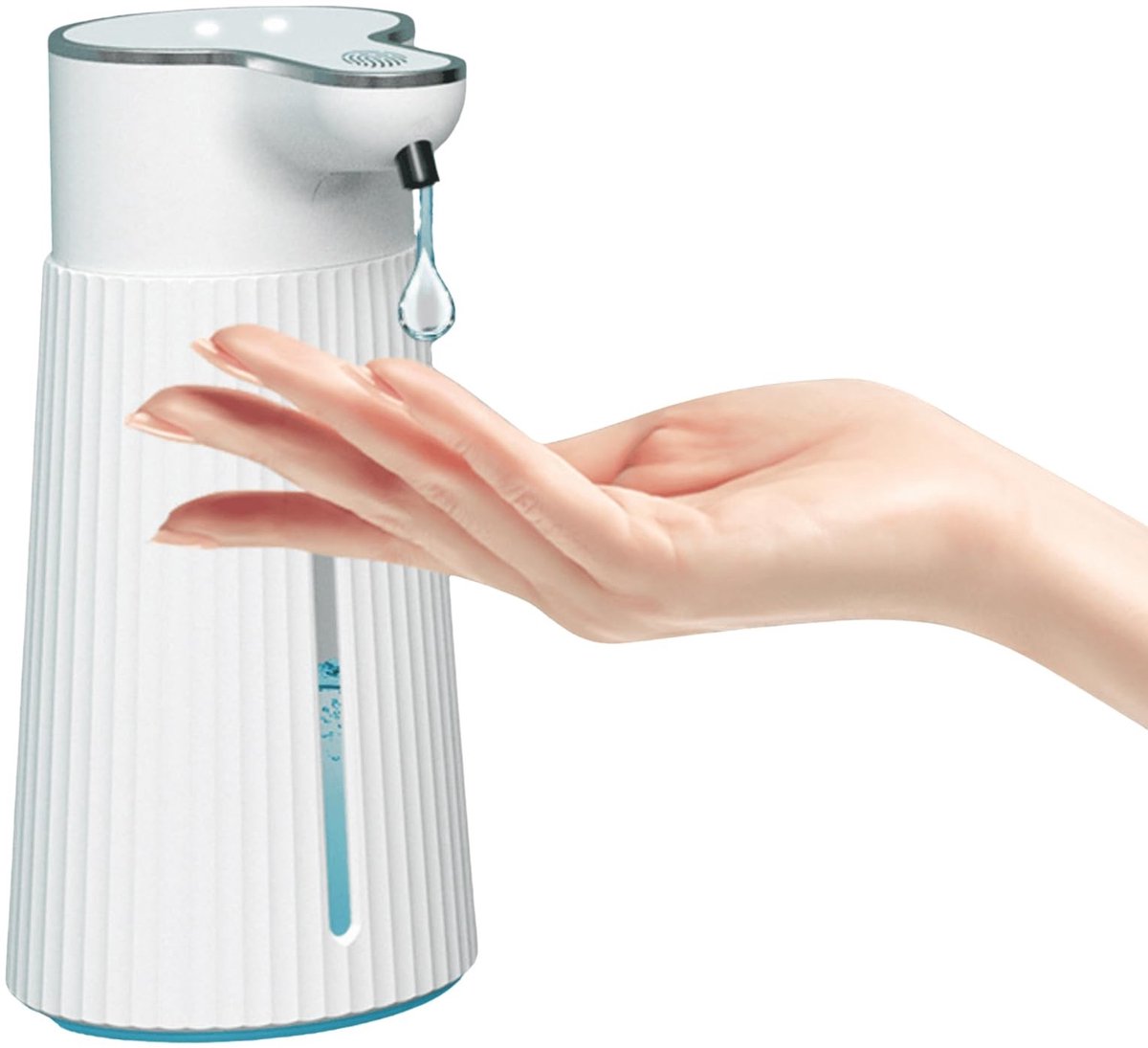 Allecto - Nikou Automatische Zeepdispenser Wandmontage 400 ml - Keuken en Badkamer - IPX6 Waterdicht