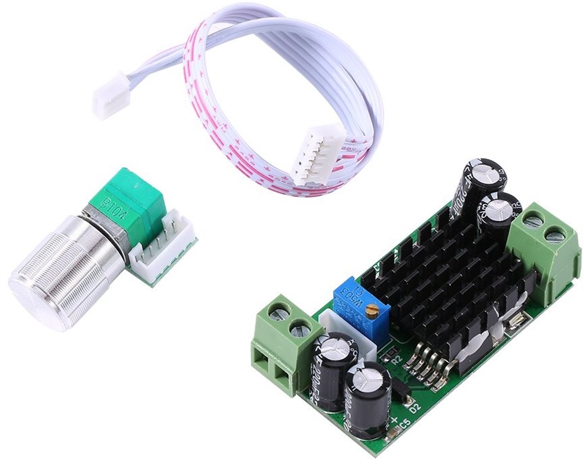 Allecto - Motor Snelheidsregelaar - Ventilator Controller - 5V 12V 24V - 1A - Voor Diverse Toepassingen - Ideaal voor Hobbyprojecten - Betrouwbaar ...