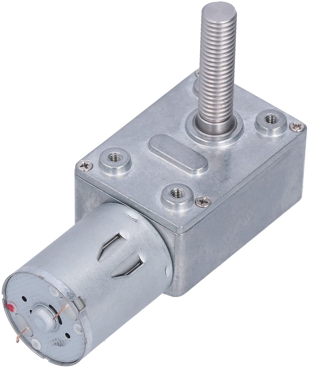 Allecto - Wormwielmotor - Lage Snelheid - Slijtvast en Duurzaam - DC6V 6RPM - Ideaal voor Mechanische Toepassingen - Perfect voor Hobbyprojecten