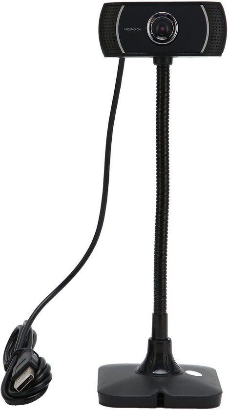Full HD Webcam - USB Camera HD - Videoconferenties Bellen - Handmatige Focus - 1080P - Standaard