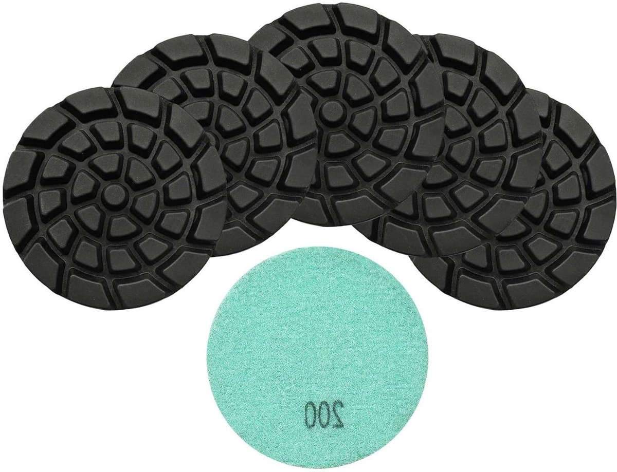 Diamant Beton Polijstpads - Beton Vloer Pads - Vloeren Renoveren - Hars Bond Constructie - 100 mm 4 inch