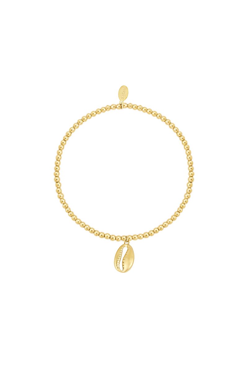 schelpenarmband - Goudkleur