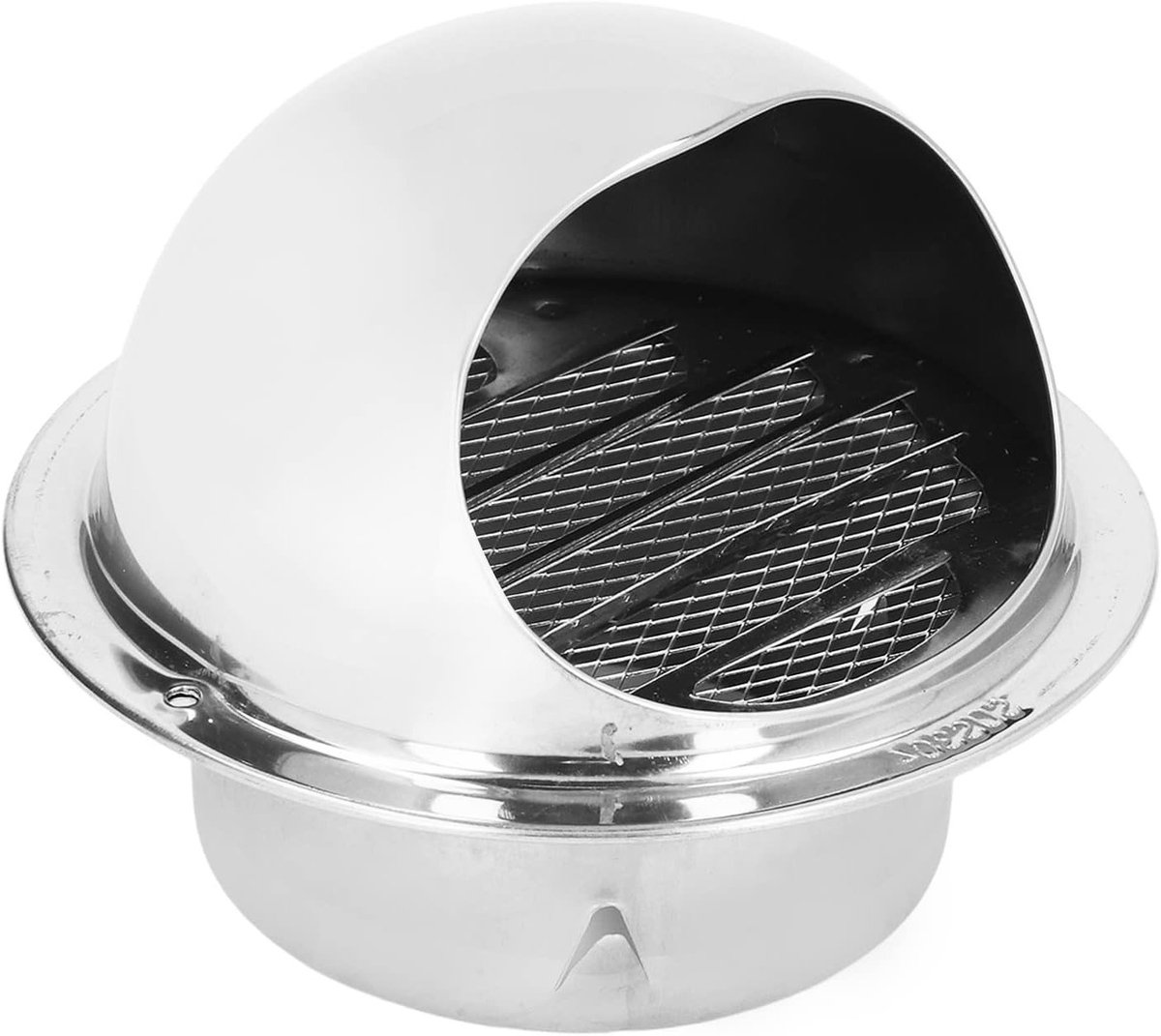 Ronde Ventilatierooster van 304 RVS voor Wandmontage, Wind- en Waterdichte Bescherming voo