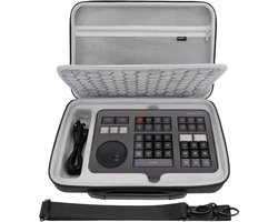 Draagbare Hard Shell Reisopbergcase voor Videobewerkingsapparatuur, EVA Beschermtas voor Davinci Resolve Speed Editor en Studio 17 (Donkergrijs)
