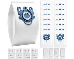 Stofzuigerzakken -Geschikt voor Miele Classic C1, Complete C2 & C3 - 23-delige set - 3D AirClean Efficiëntie - Inclusief Zelfsluitende Hygiënesluiting - Vervanging voor S400, S2, S5, S8 Series - Type 10123210
