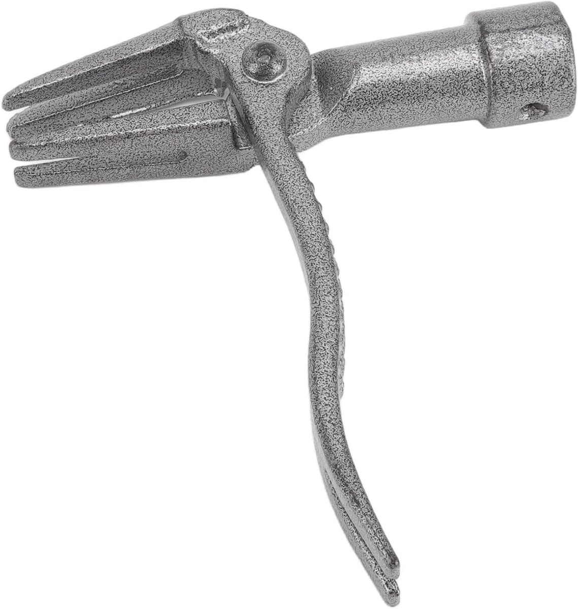 Dailygoods- Onkruidtrekker Handmatig - Staande Onkruidverwijderaar - Efficiënt Onkruid Verwijderen - Duurzaam IJzer - 28mm/19mm Openingen - Lichtgewicht 625g