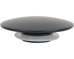 Brass Basin Waste Stop Cap Bathroom Sink Push Button Mat Black Sink Drain Plug Push Button for Bathroom Kitchen Sinks - ShopVlot