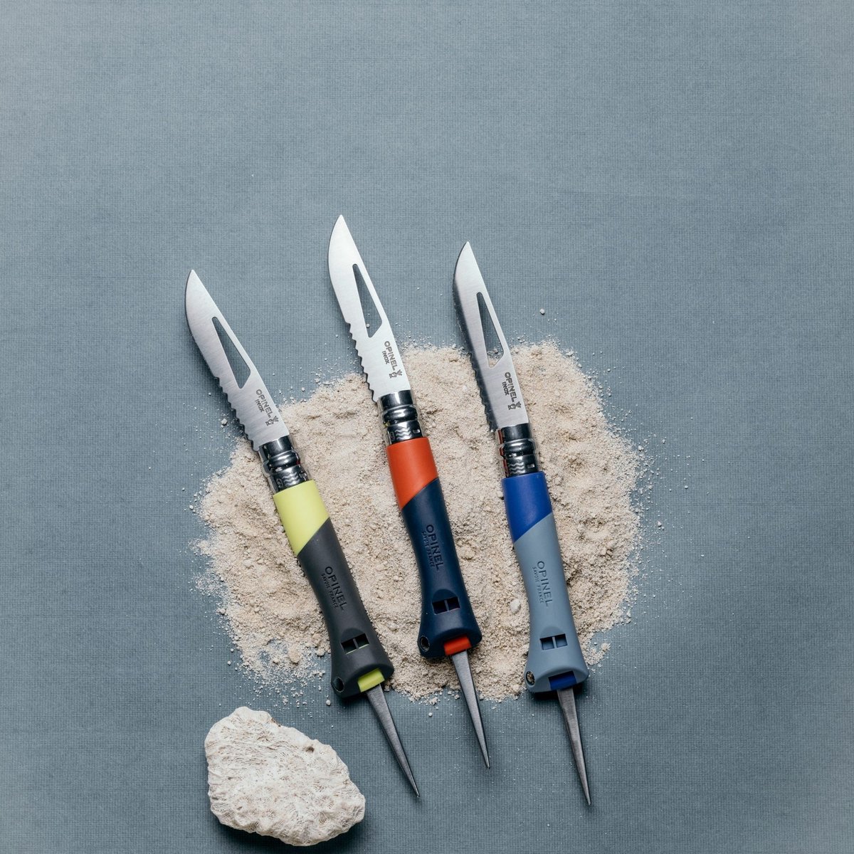 Opinel Zakmes N°09 Ocean - rvs/Polyamide - Blauw