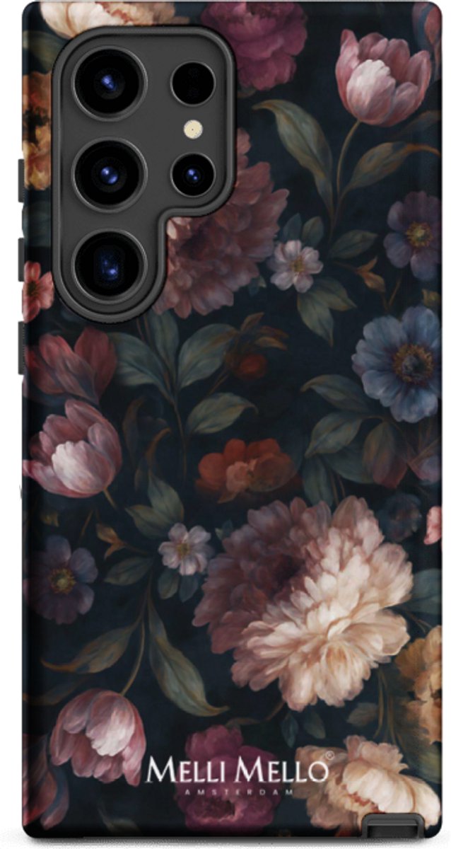 Melli Mello Telefoonhoesje Noir Bloom (Tough Case) - Samsung Galaxy S24 Ultra
