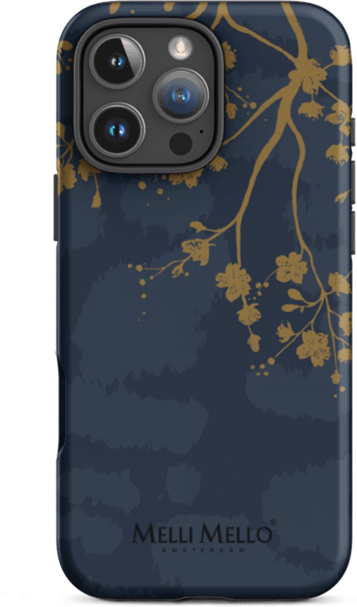 Melli Mello Telefoonhoesje Golden Branch (Tough Case) - Apple iPhone 16 Pro Max