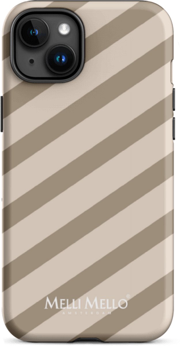 Melli Mello Telefoonhoesje Sand Stripe (Tough Case) - Apple iPhone 15 Plus