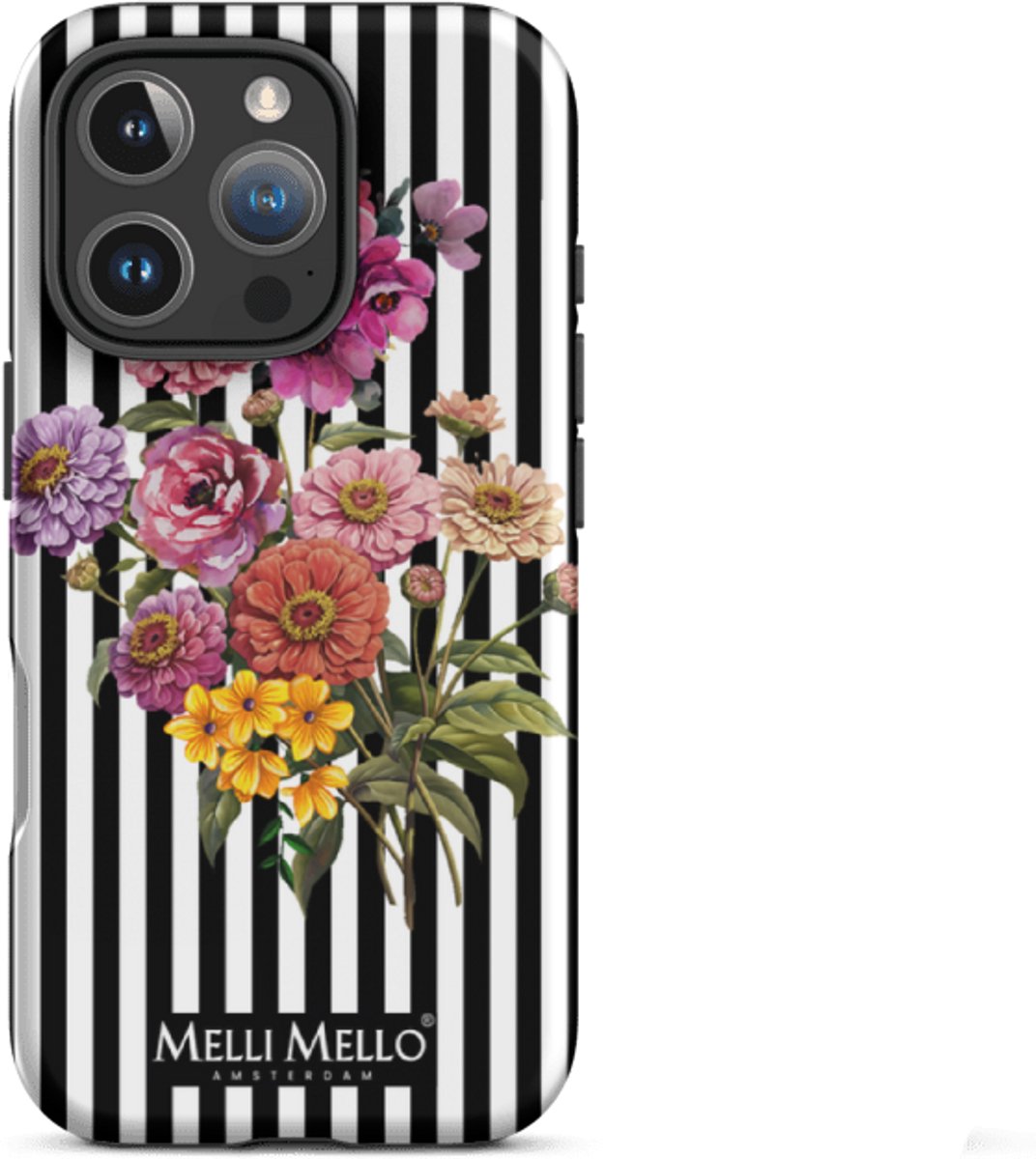 Melli Mello Telefoonhoesje Striped Grace (Tough Case) - Apple iPhone 17 Pro