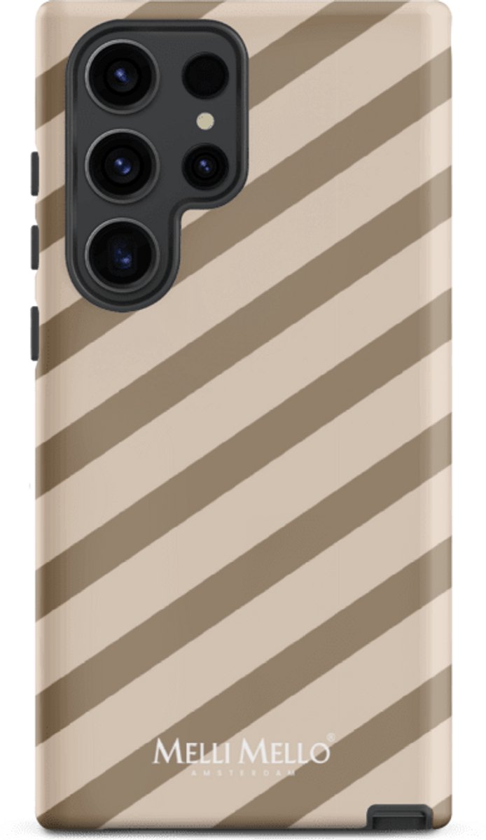 Melli Mello Telefoonhoesje Sand Stripe (Tough Case) - Samsung Galaxy S23 Ultra