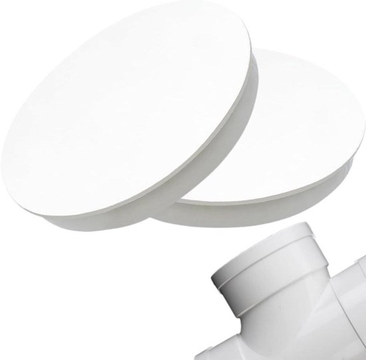 Schoorsteen Bouwmateriaal 2 Stuks Afdekkap Afvoerslang (100 mm Binnendiameter)
