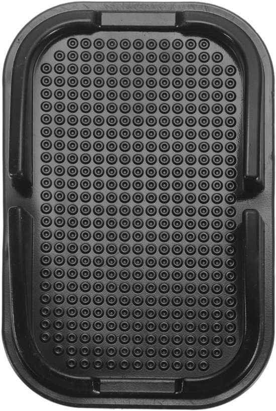 Antislipmat voor Autodashboard - Universele Kleverige Dashboardmat - Telefoon Sleutels - Zwart