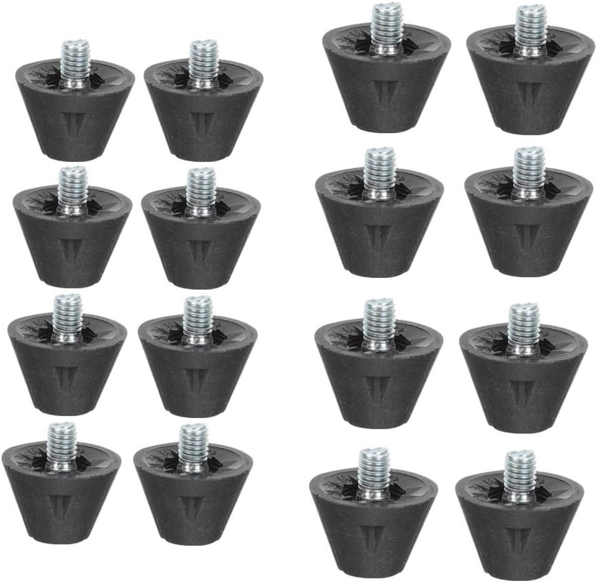 16 mm Voetbal Studs Vervangcaps voor Sportschoenen - Metalen Spikes voor Optimaal Grip en Prestaties