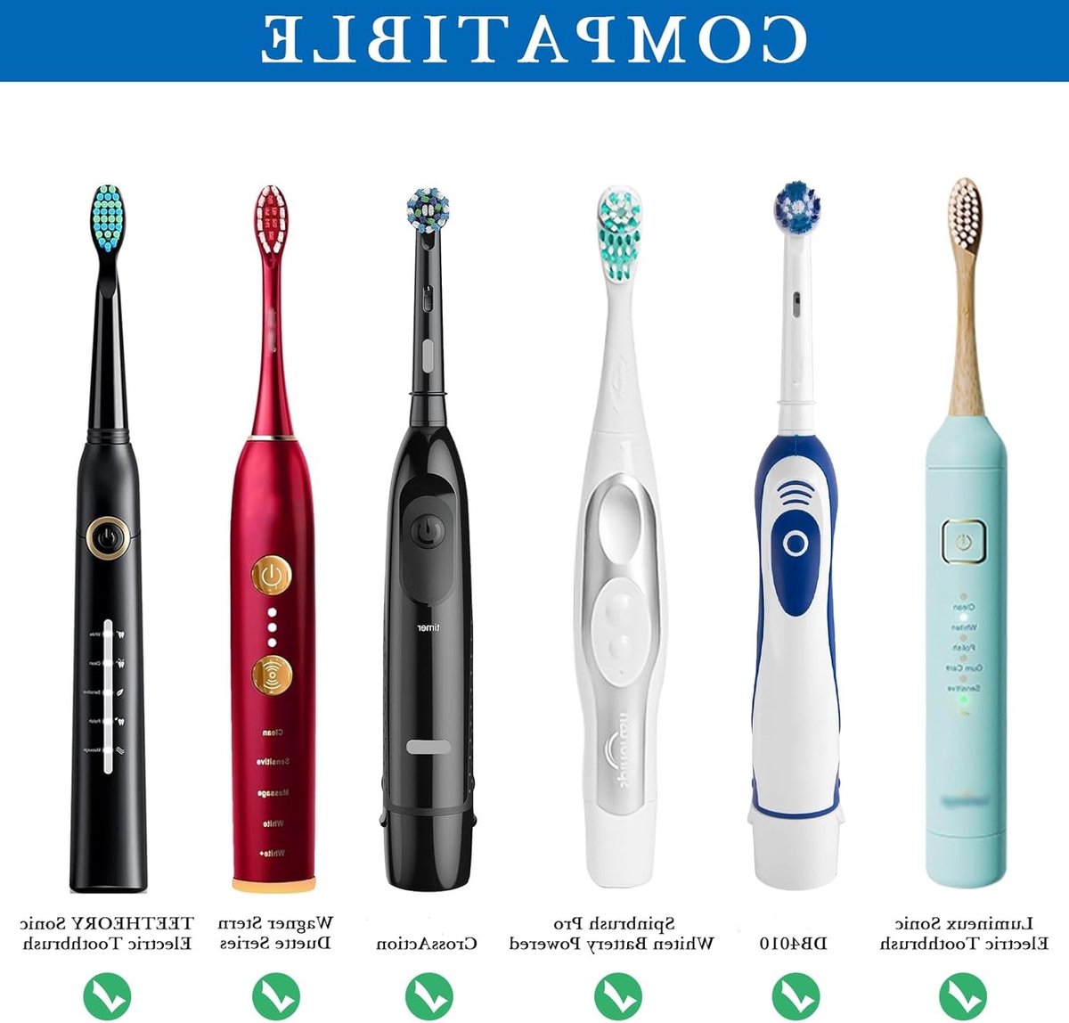 Siliconen Tandenborstelhouder voor Elektrische Tandenborstels met 4 Slots, Geschikt voor Oral-B en Philips Sonicare — afbeelding 2