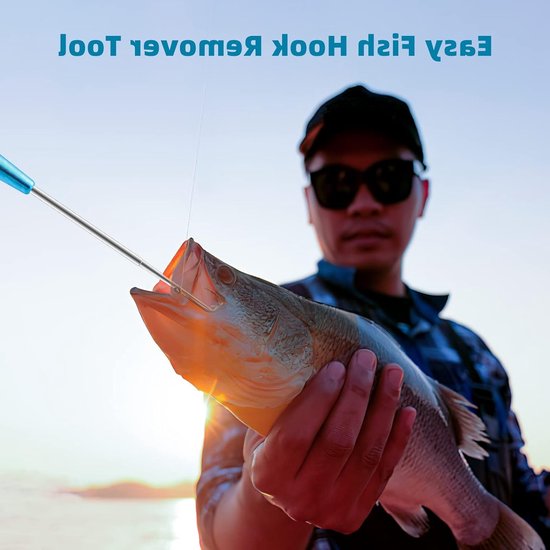 2 Maten Haakverwijderaar voor Vissen, Snelle en Draagbare Disgorger met Magneten voor Kleine en Grote Haakontgrendelaars, Onmisbare Visaccessoires voor Elke Visser — afbeelding 4