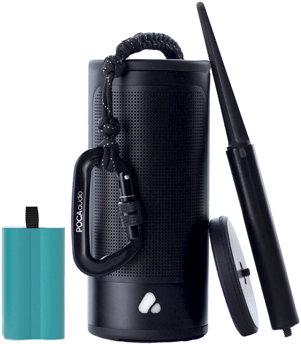 POCA Audio - PINE Beat Speaker - Ultimate Bundle Set - Portable Speaker - Bluetooth Speaker - Inclusief extra accessoires