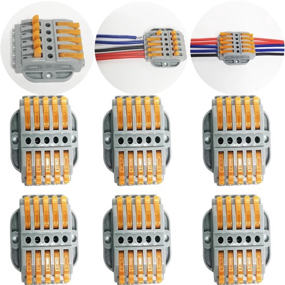 Allecto - Kabelverbinders - Draadverbinder - Compacte steekklemmen