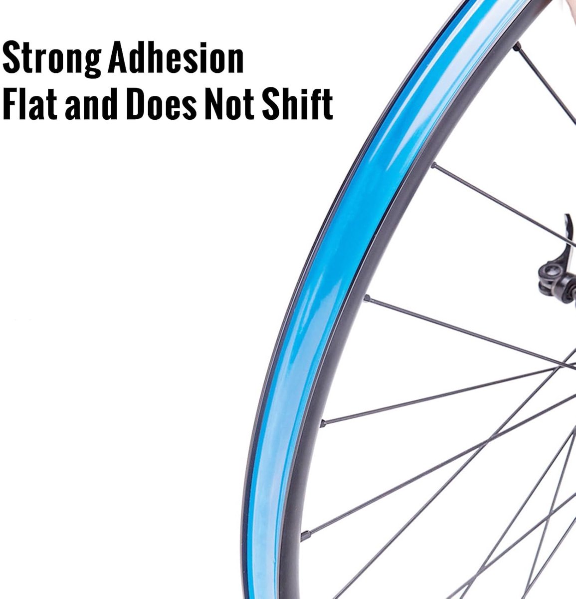 Fiets Velglint - Velgstrip - Bescherming Banden - Gereedschapsloze Installatie - 25 mm x 50 m - Blauw