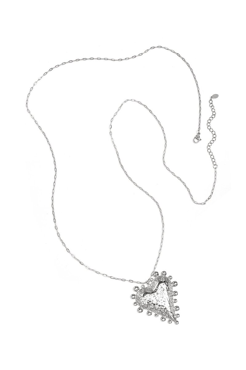 Ketting met statementhart - Goudkleur