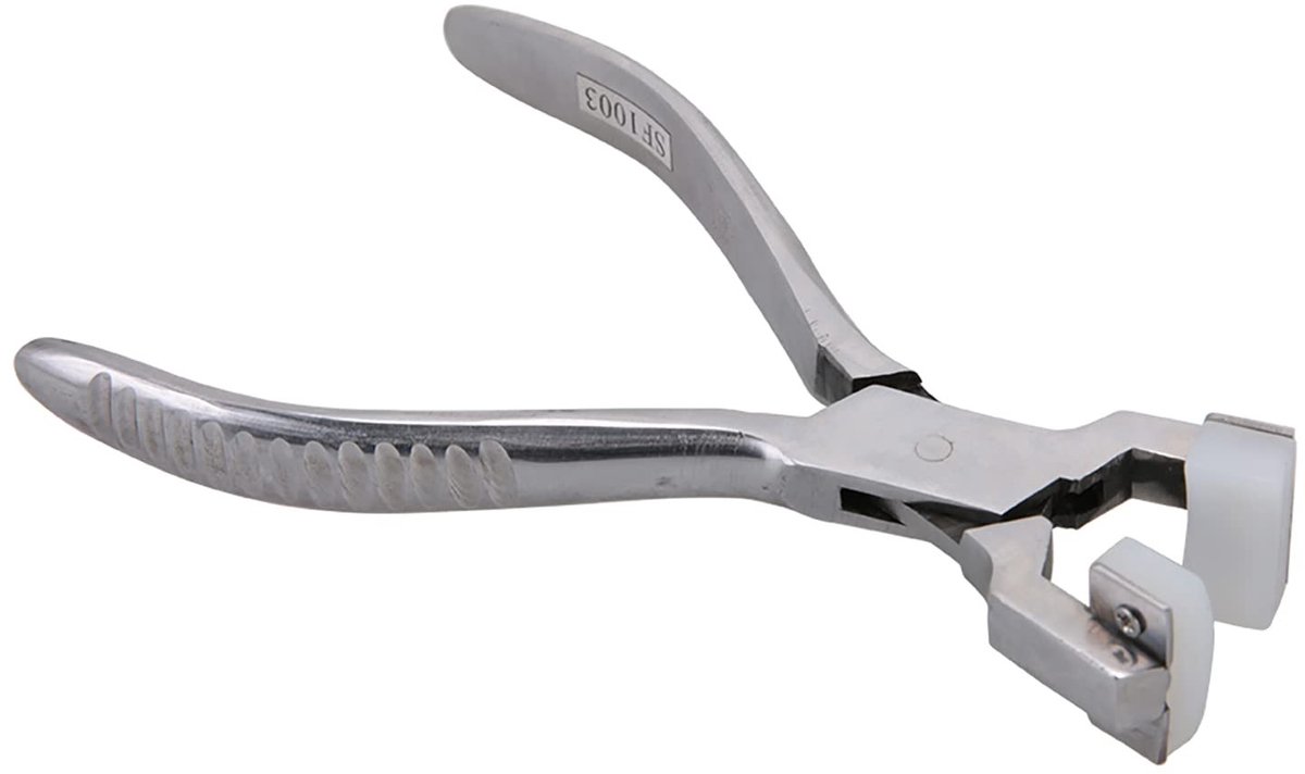 Dailygoods- Ring Tang Ergonomisch - Armband Tang - Sieraden Reparatie Tool - Roestvrij Staal - Duurzaam - Comfortabel Handvat - Sieradentang