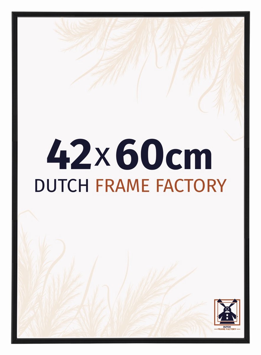 Dutch Frame Factory Fotolijst 42x60 cm - Kunststof - Zwart Mat - Angers