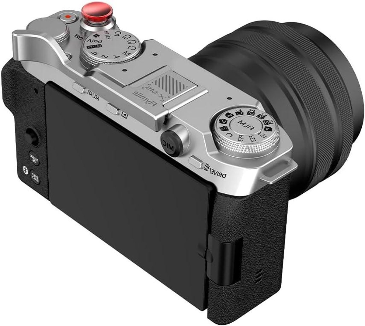 Vingergreep Camera - Handgreep Stabilisator - Fotograferen Stabiliseren - Lichtgewicht Aluminium - 6.6 cm Lengte - Zilver