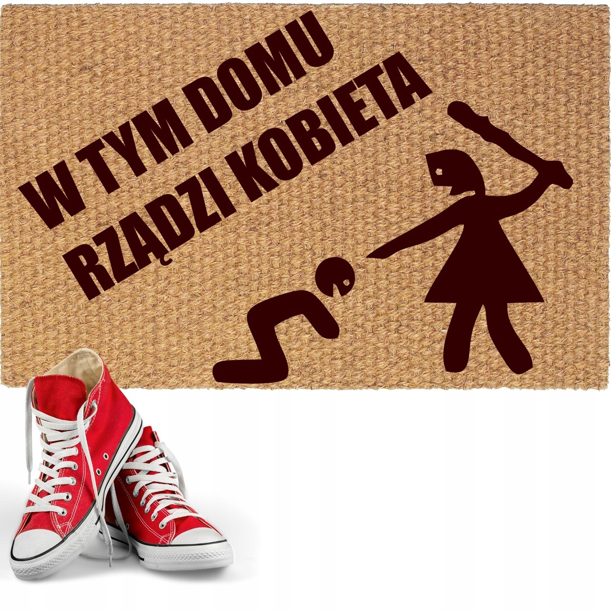 Kokosmat Deurmat 60x90cm - Dik en antislip