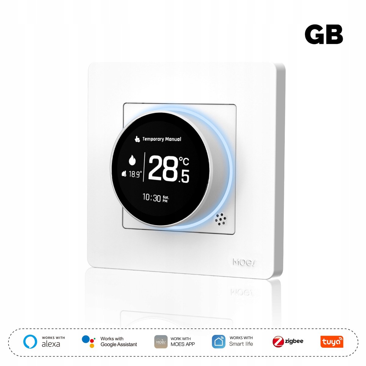 Slimme Zigbee Thermostaat 16A voor Vloerverwarming - Energiebesparend
