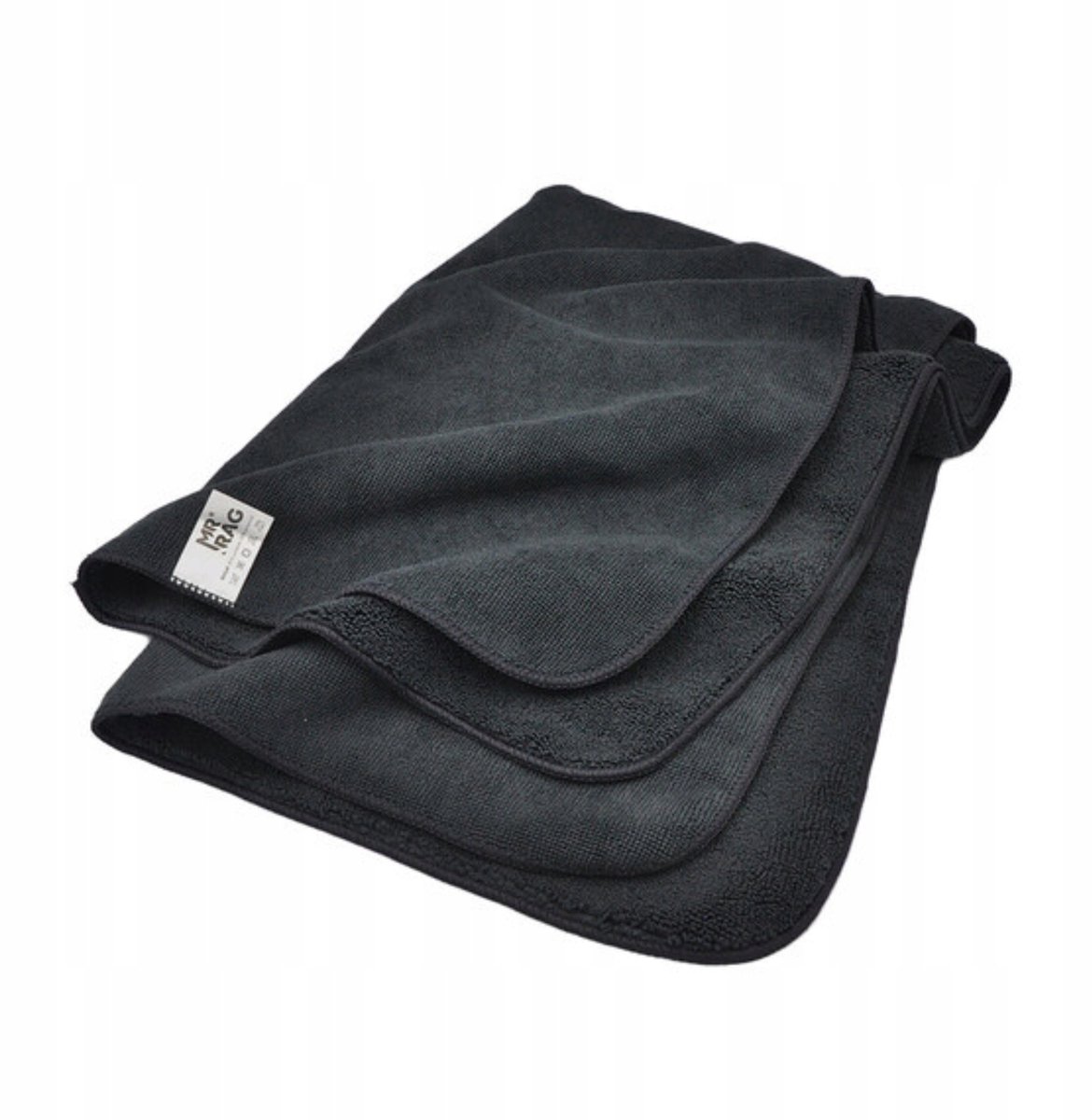 MR RAG Fluffy Black microvezeldoek 90x60cm 500gsm