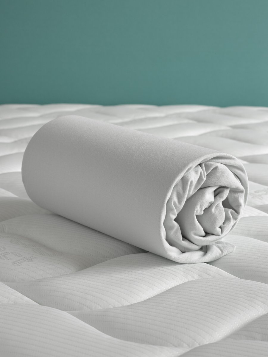 De Witte Lietaer Hoeslaken - Case Oyster - Tweepersoons - 140 x 200/220-h40 - Katoen Jersey