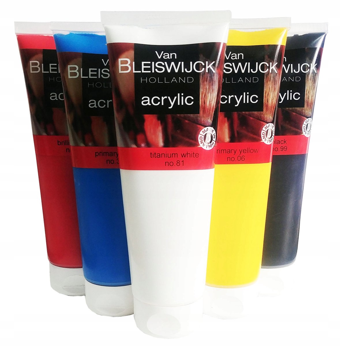 Acrylverfset 250ml x 5 kleuren - Hobby & Knutselen