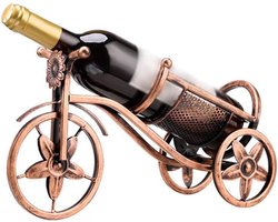 Countertop Bottle Holder for Wine Storage, FreestandingMetal Tabletop Wine Holder with Modern Design,Stand Wine Rack for KitchenEuropean Style Personalized Creative Wine Rack Vintage Wine Cabinet Dec