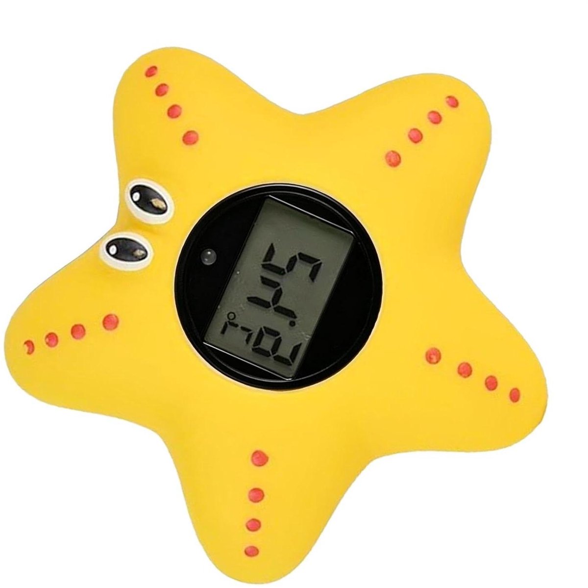 Badthermometer Zeester - Digitale watermeter - Veilig badderen - Intuïtieve kleurweergave - 6 x 6 x 5 cm - Uniek