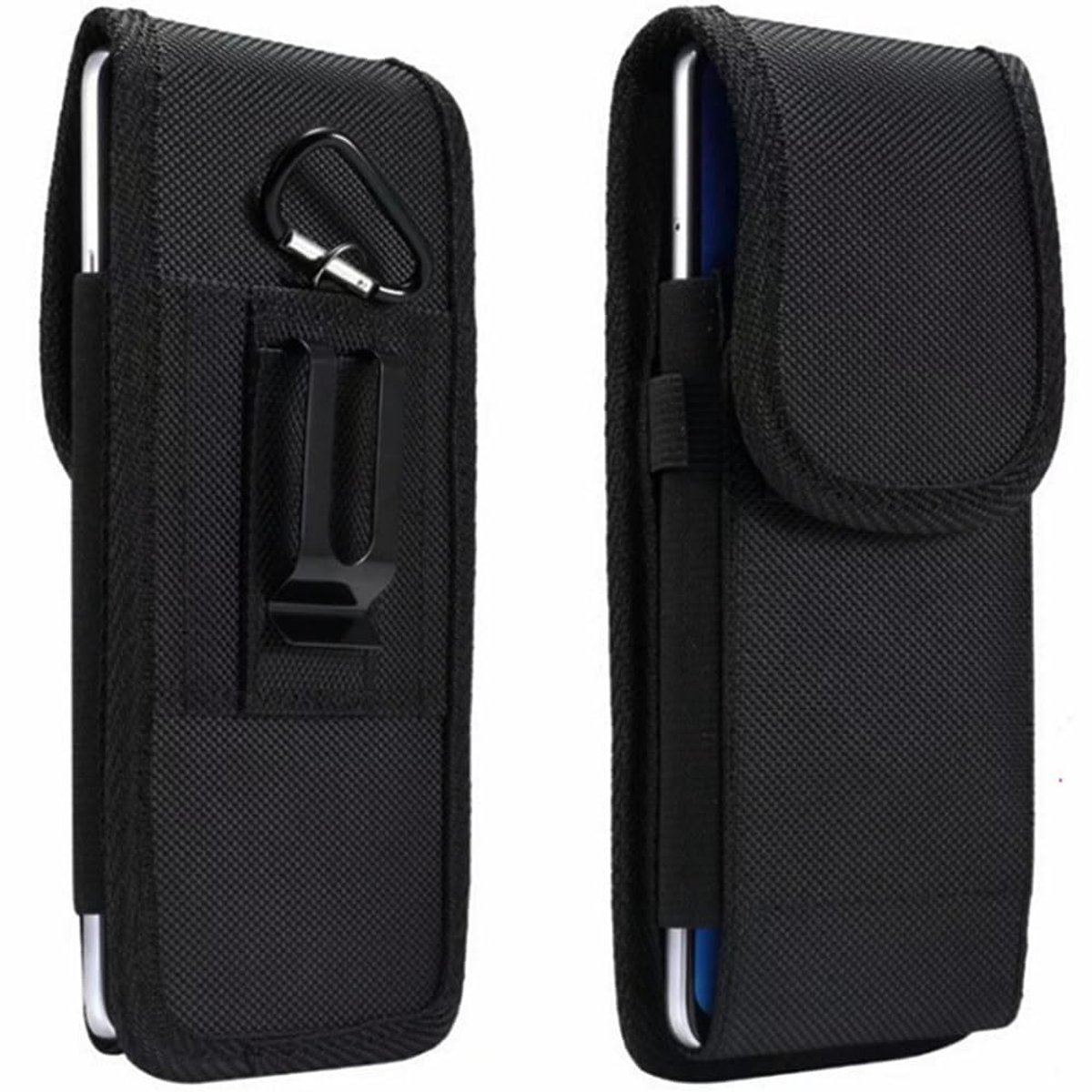 BRENZOOS- Gordeltas voor mobiele telefoon - Heuptas voor Gigaset GS5 Lite/GS4 Senior - Duurzaam Oxford-weefsel - Waterdicht - Meerdere draagopties - Praktische riemlus
