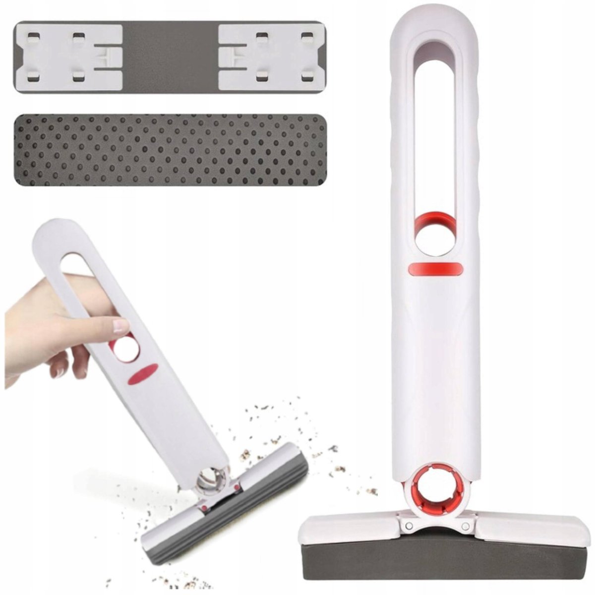 Mini Vloermop met Wisser - Compact en efficiënt