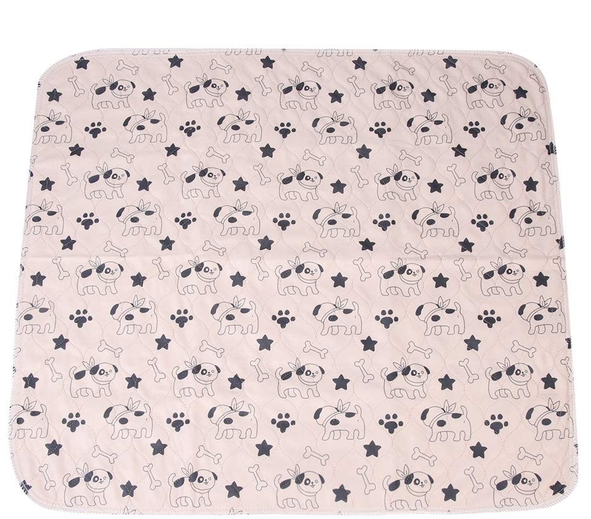 BRENZOOS- Hond Pee Pad Waterdicht - Antislip - Absorberend - Machinewasbaar - 70x80 cm - Cartoonontwerp - Hondenmat
