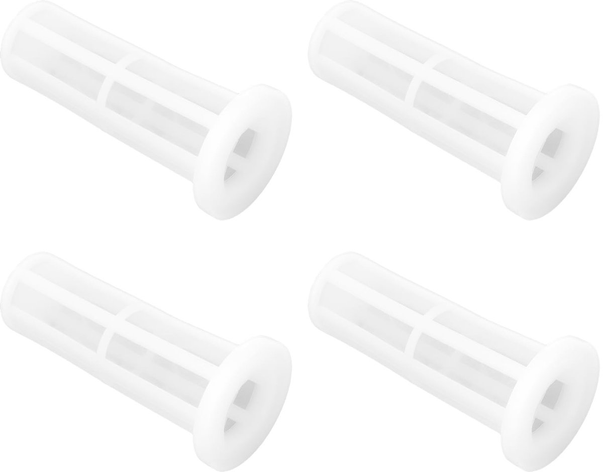 BRENZOOS- Inlaatfilter 4 Stks - Geschikt voor Kärcher K2-K7 - 3/4" AG Interface - Transparante Filterschaal - Eenvoudig te Reinigen - Filter