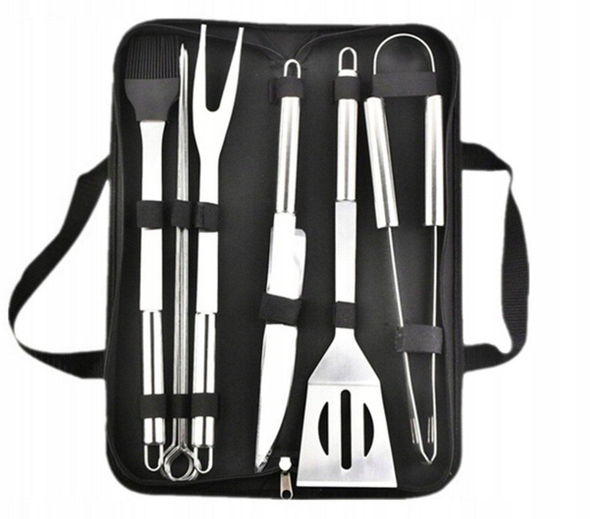 Grillaccessoireset - Roestvrij staal, 10 delig