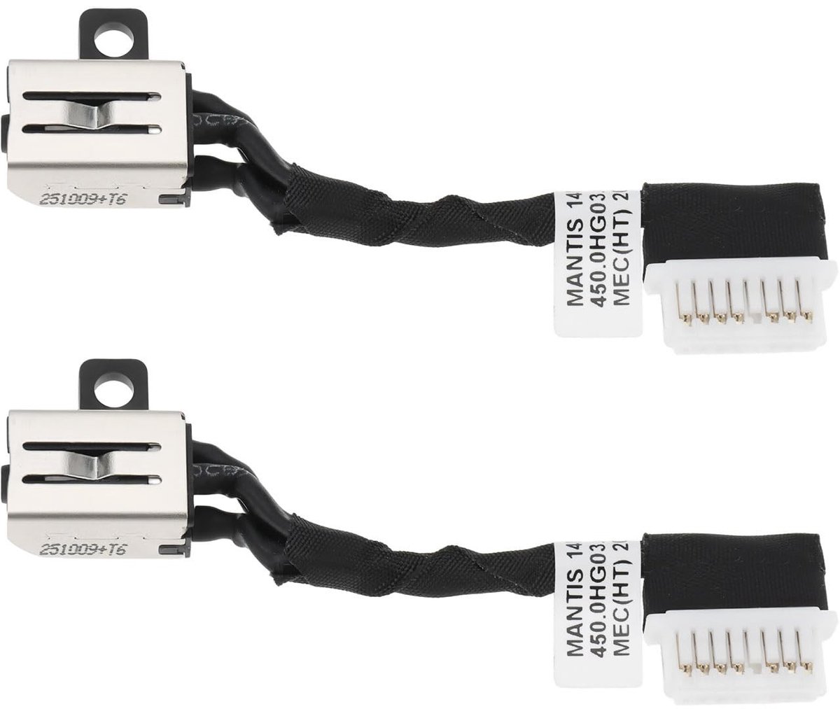 Dailygoods - DC Jack Connector voor Laptop Laadvoeding Compatibel met Diverse Modellen