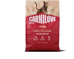 Carnilove active adult sterilised all breeds lamb / wild boar