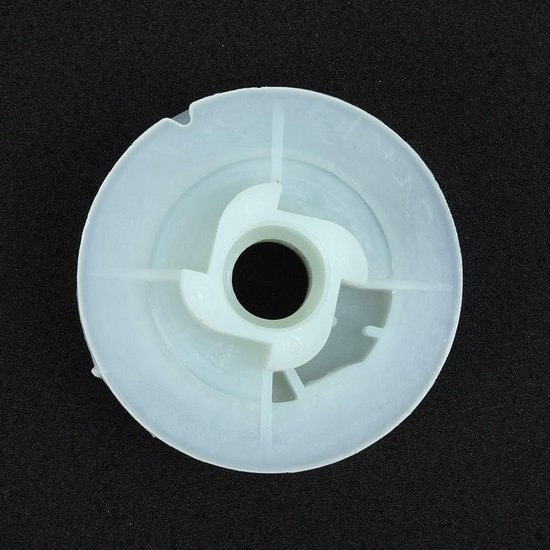 Terugslag Starter Katrol - Kettingzaag Onderdeel - Tuinonderhoud - Betrouwbare Vervanging - 63x17x12mm - Zwart — afbeelding 3