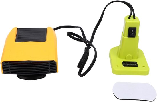 Draadloze Elektrische Kachel - Draagbare Verwarming - Werkplaats Verwarmen - Dubbele USB Poorten - 13x13x13 cm - Zwart — afbeelding 3