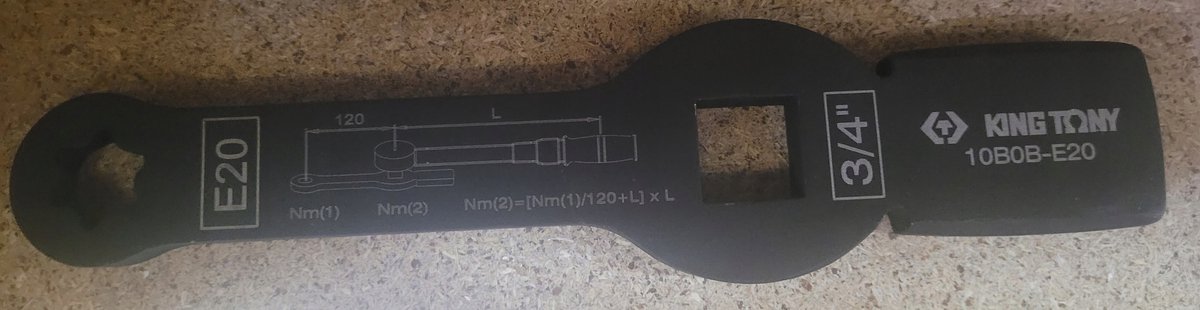 King Tony E18 Sterke slagmoersleutel 3/4" aandrijving