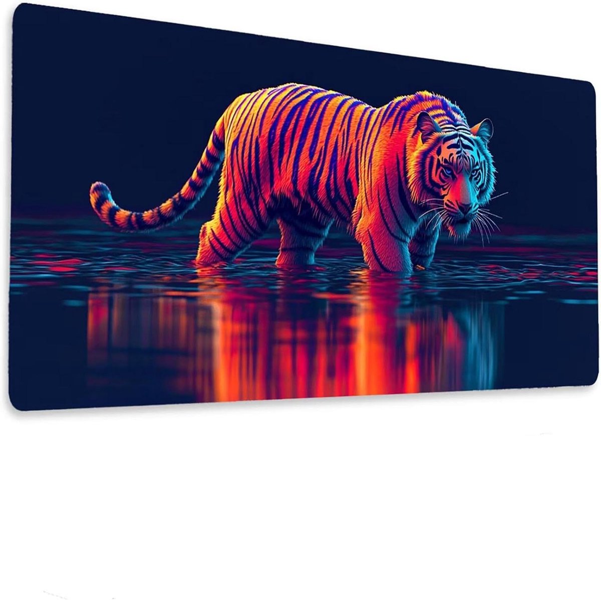 XXL muismat - Bureau onderlegger - Comfortabel werken - Antislip onderzijde - 100 x 50 cm - Meerkleurig